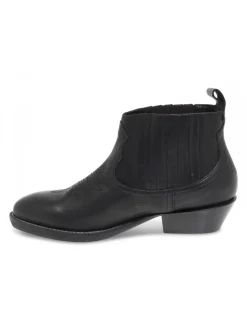 Ame Ankle Boot In Black Leather^Women Ankle Boots