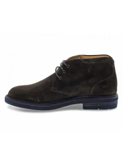 Artisti e Artigiani Ankle Boot Stile Inglese In Brown Suede Leather^Men Ankle Boots