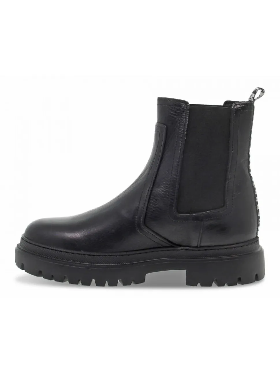 Bikkembergs Ankle Boot Beatles Stile Inglese In Black Leather^Men Ankle Boots
