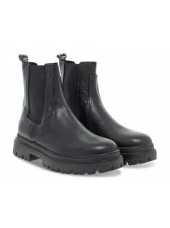 Bikkembergs Ankle Boot Beatles Stile Inglese In Black Leather^Men Ankle Boots