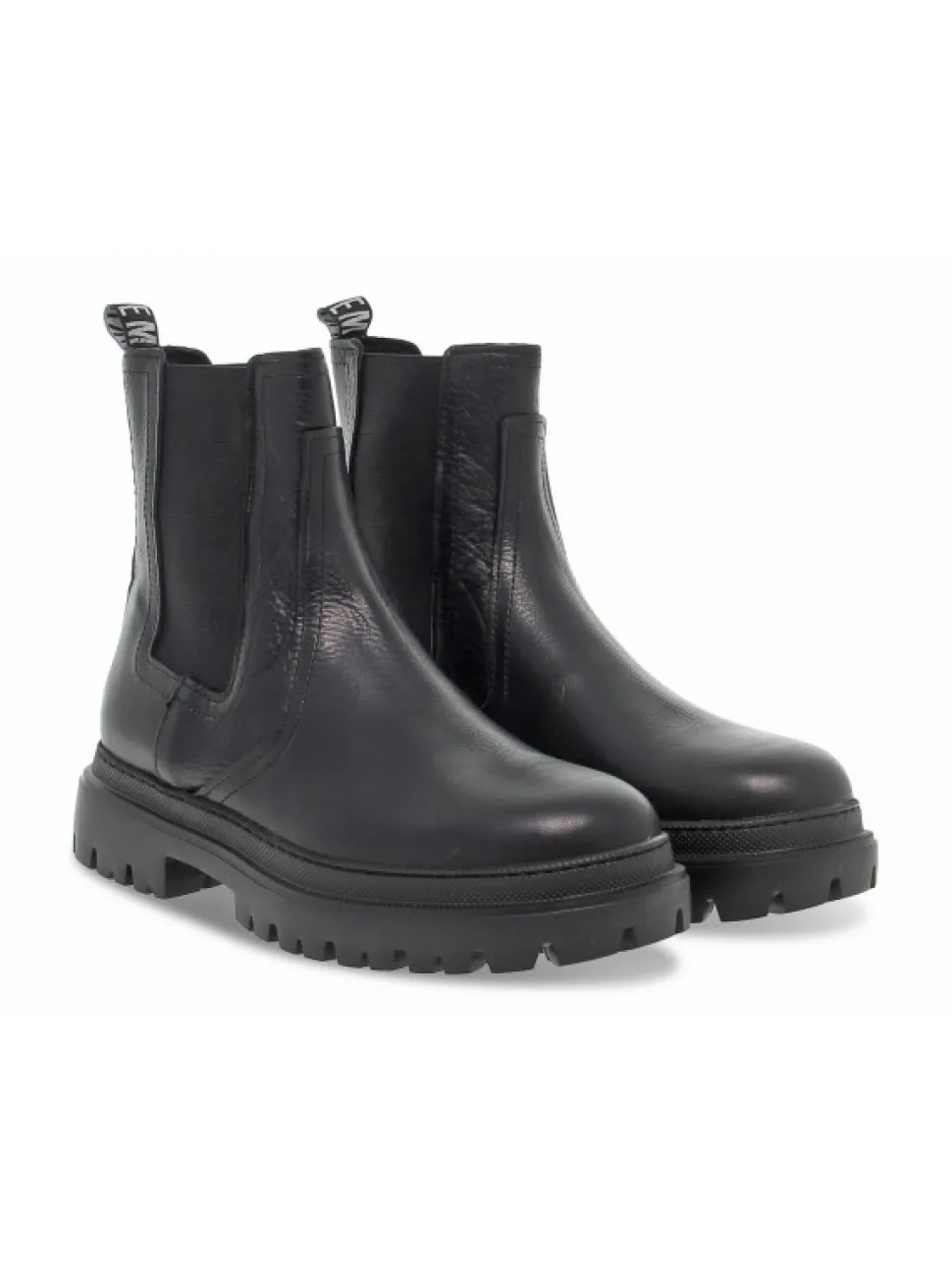 Bikkembergs Ankle Boot Beatles Stile Inglese In Black Leather^Men Ankle Boots