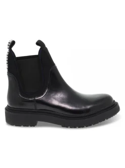 Bikkembergs Ankle Boot Chelsea Zorian In Black Leather^Men Ankle Boots