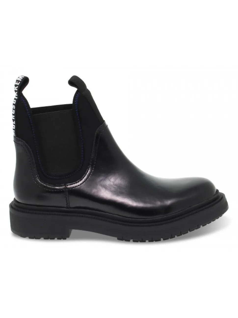 Bikkembergs Ankle Boot Chelsea Zorian In Black Leather^Men Ankle Boots