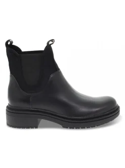 Bikkembergs Ankle Boot Chelsea Sanida In Black Leather^Women Ankle Boots
