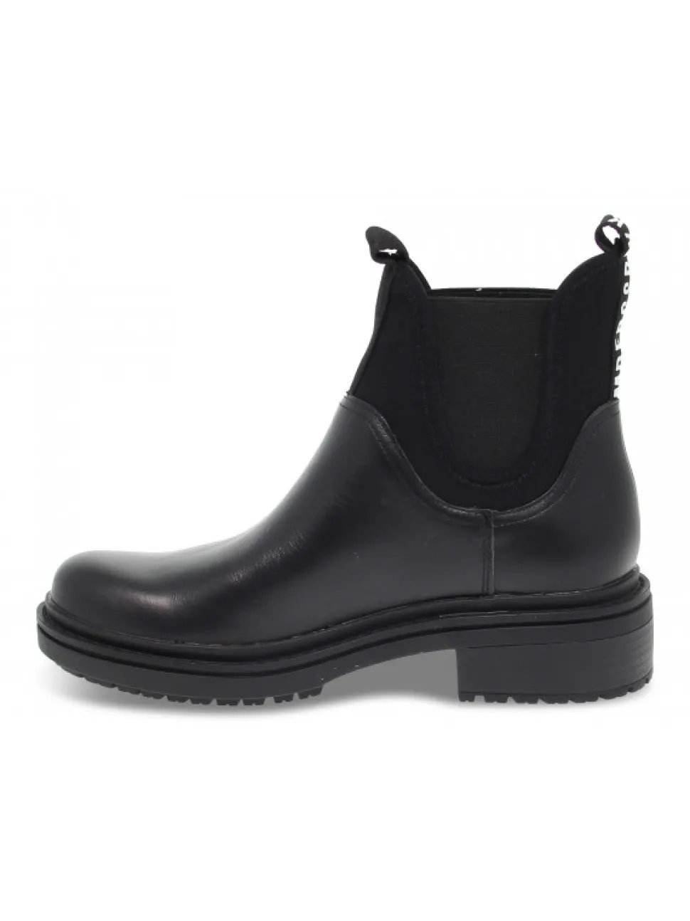 Bikkembergs Ankle Boot Chelsea Sanida In Black Leather^Women Ankle Boots