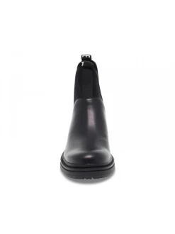 Bikkembergs Ankle Boot Chelsea Sanida In Black Leather^Women Ankle Boots