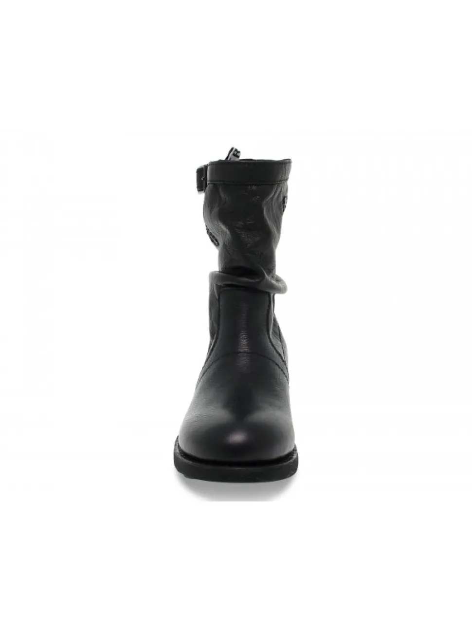 Bikkembergs Ankle Boot Vintage Biker Violante In Black Leather^Women Ankle Boots