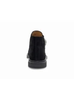 Cesare Paciotti Ankle Boot Beatles Stile Inglese In Black Suede Leather^Men Ankle Boots