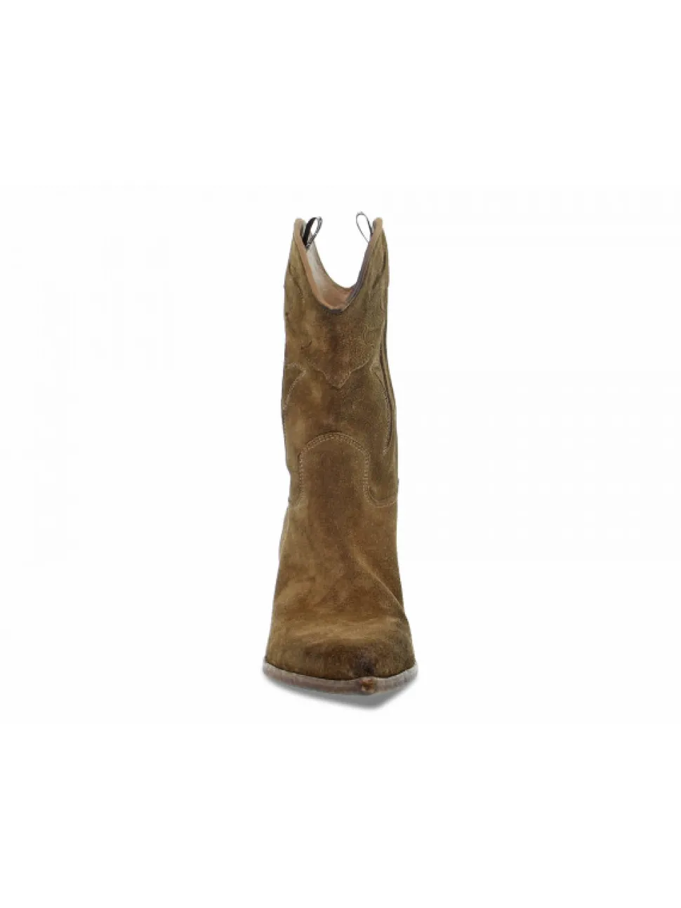 Elena Iachi Ankle Boot Deco Wash In Mud Velor^Women Ankle Boots