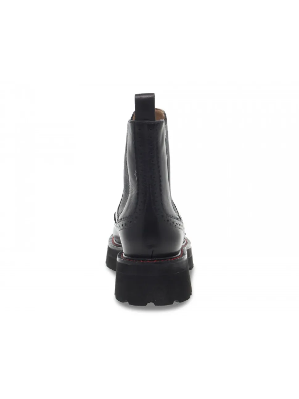 Emanuèlle Vee Ankle Boot Emanuelle Vee Beatle Stile Inglese New Crust In Black Leather^Women Ankle Boots