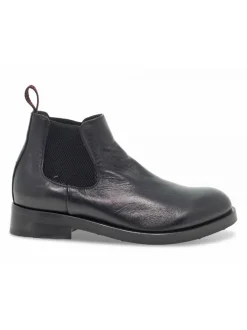 Guidi Calzature Ankle Boot Beatles Stile Inglese In Black Leather^Women Ankle Boots