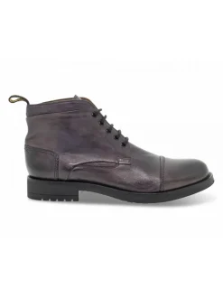 Guidi Calzature Ankle Boot Stile Inglese In Anthracite Leather^Men Ankle Boots