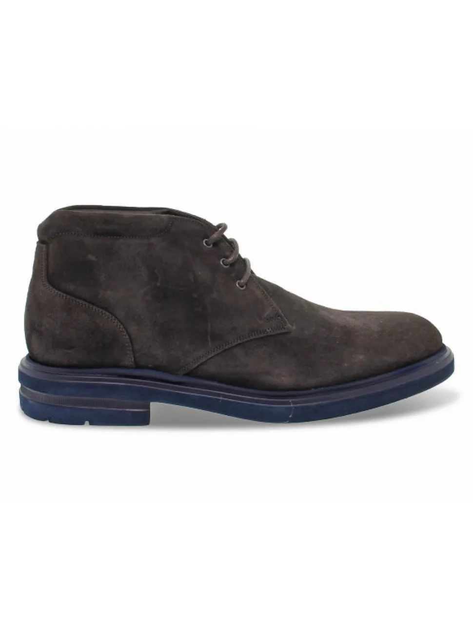 Guidi Calzature Ankle Boot Stile Inglese In Brown Suede Leather^Men Ankle Boots