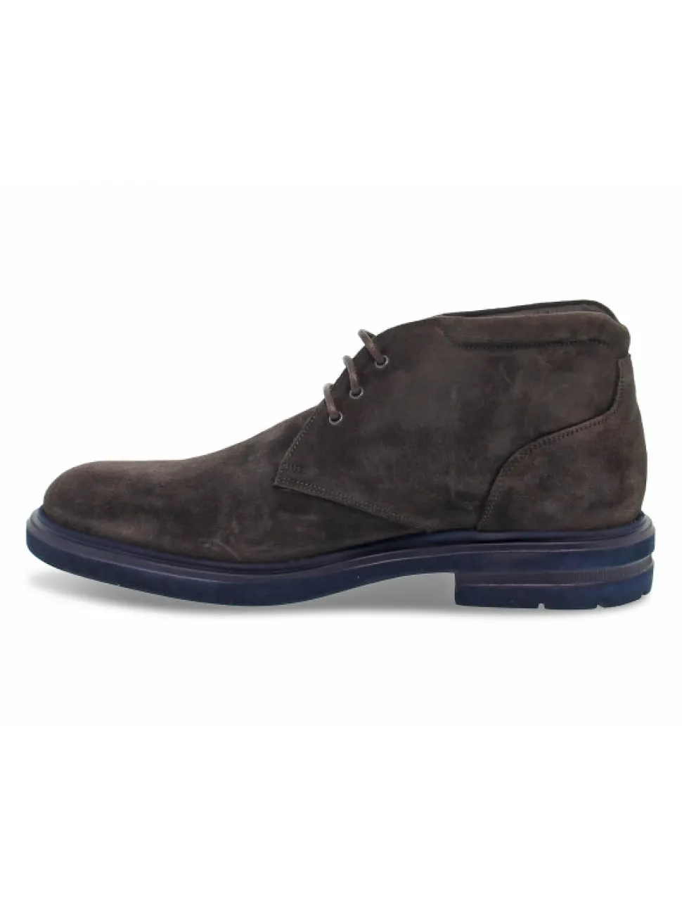 Guidi Calzature Ankle Boot Stile Inglese In Brown Suede Leather^Men Ankle Boots