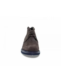 Guidi Calzature Ankle Boot Stile Inglese In Brown Suede Leather^Men Ankle Boots