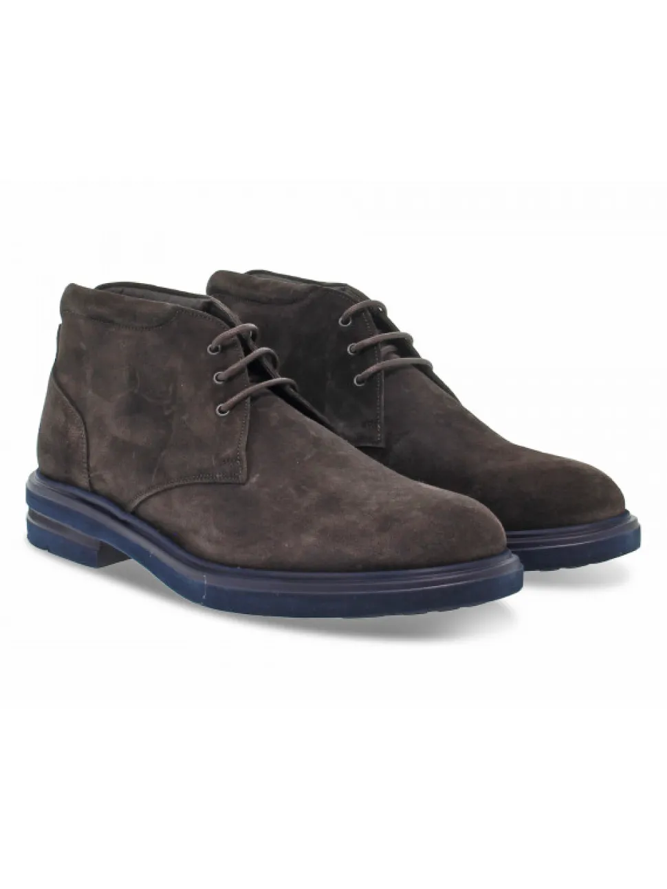 Guidi Calzature Ankle Boot Stile Inglese In Brown Suede Leather^Men Ankle Boots