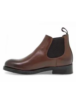 Guidi Calzature Ankle Boot Beatles Stile Inglese In Brown Leather^Women Ankle Boots