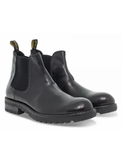 Guidi Calzature Ankle Boot Beatles Stile Inglese In Black Leather^Men Ankle Boots