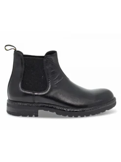 Jp David Ankle Boot Beatles Stile Inglese In Black Leather^Men Ankle Boots