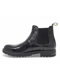 Jp David Ankle Boot Beatles Stile Inglese In Black Leather^Men Ankle Boots