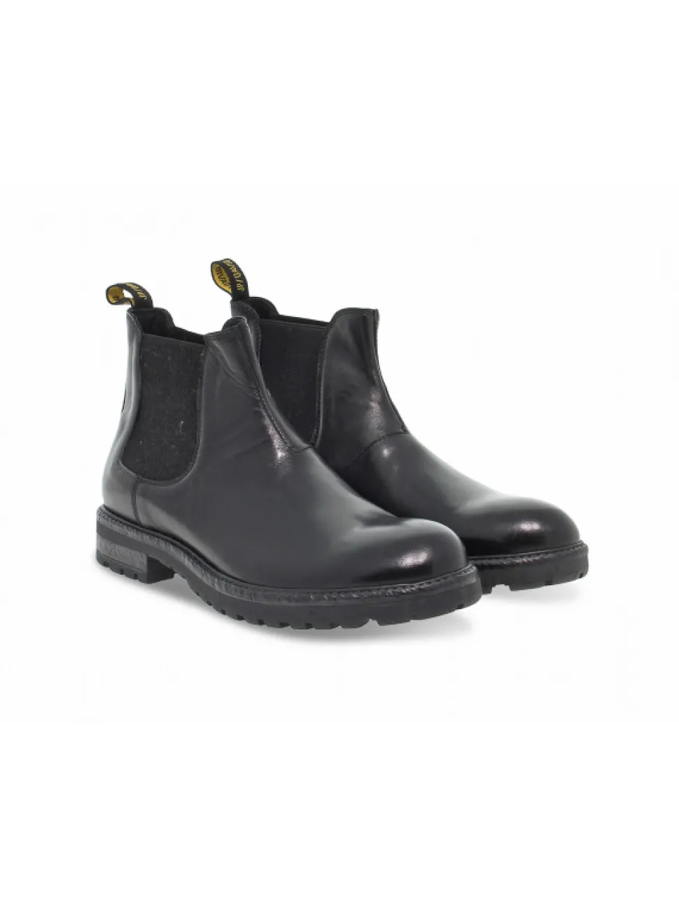 Jp David Ankle Boot Beatles Stile Inglese In Black Leather^Men Ankle Boots