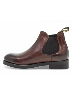 Jp David Ankle Boot Beatles Stile Inglese In Brown Leather^Women Ankle Boots