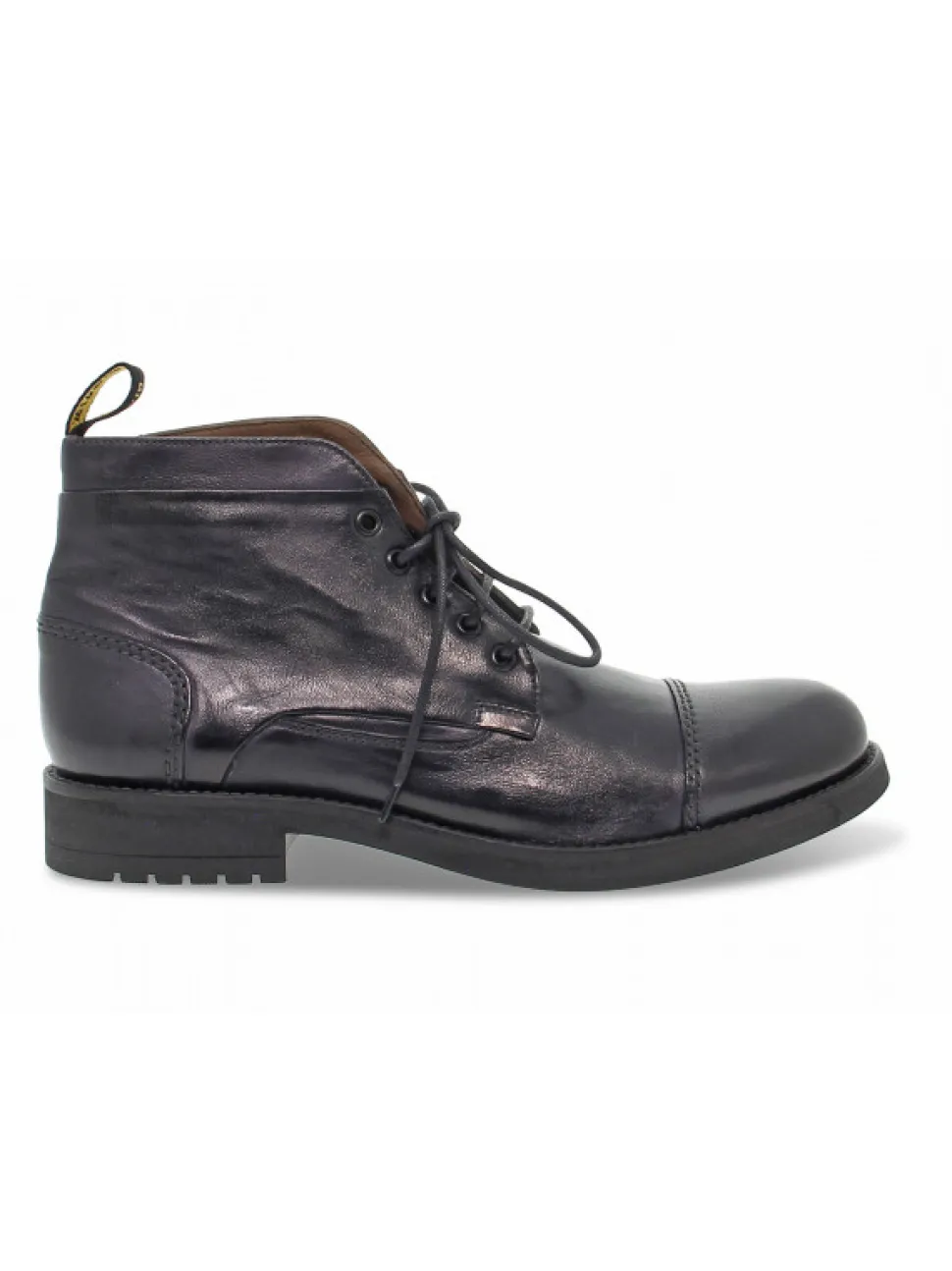 Jp David Ankle Boot Stile Inglese In Anthracite Leather^Men Ankle Boots