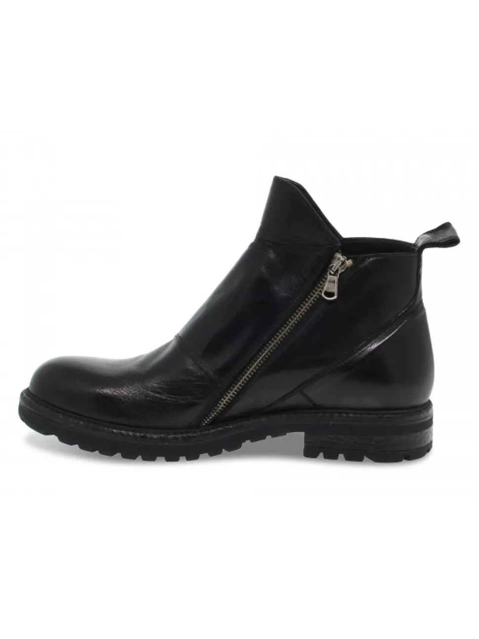 Jp David Ankle Boot Stile Inglese In Black Leather^Men Ankle Boots