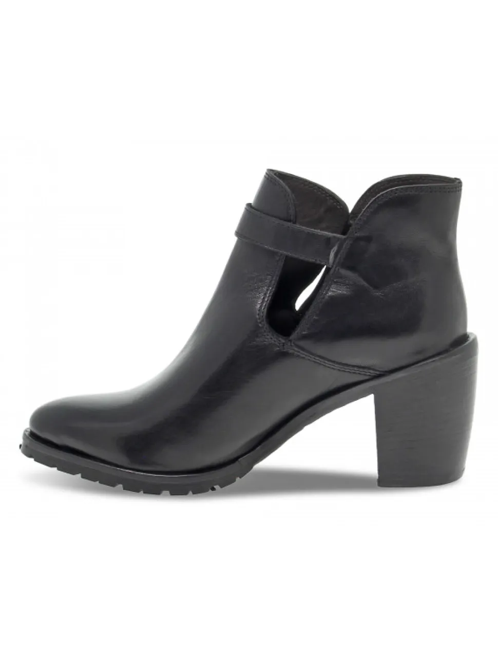 Jp David Ankle Boot Texanino Svasato In Black Leather^Women Ankle Boots