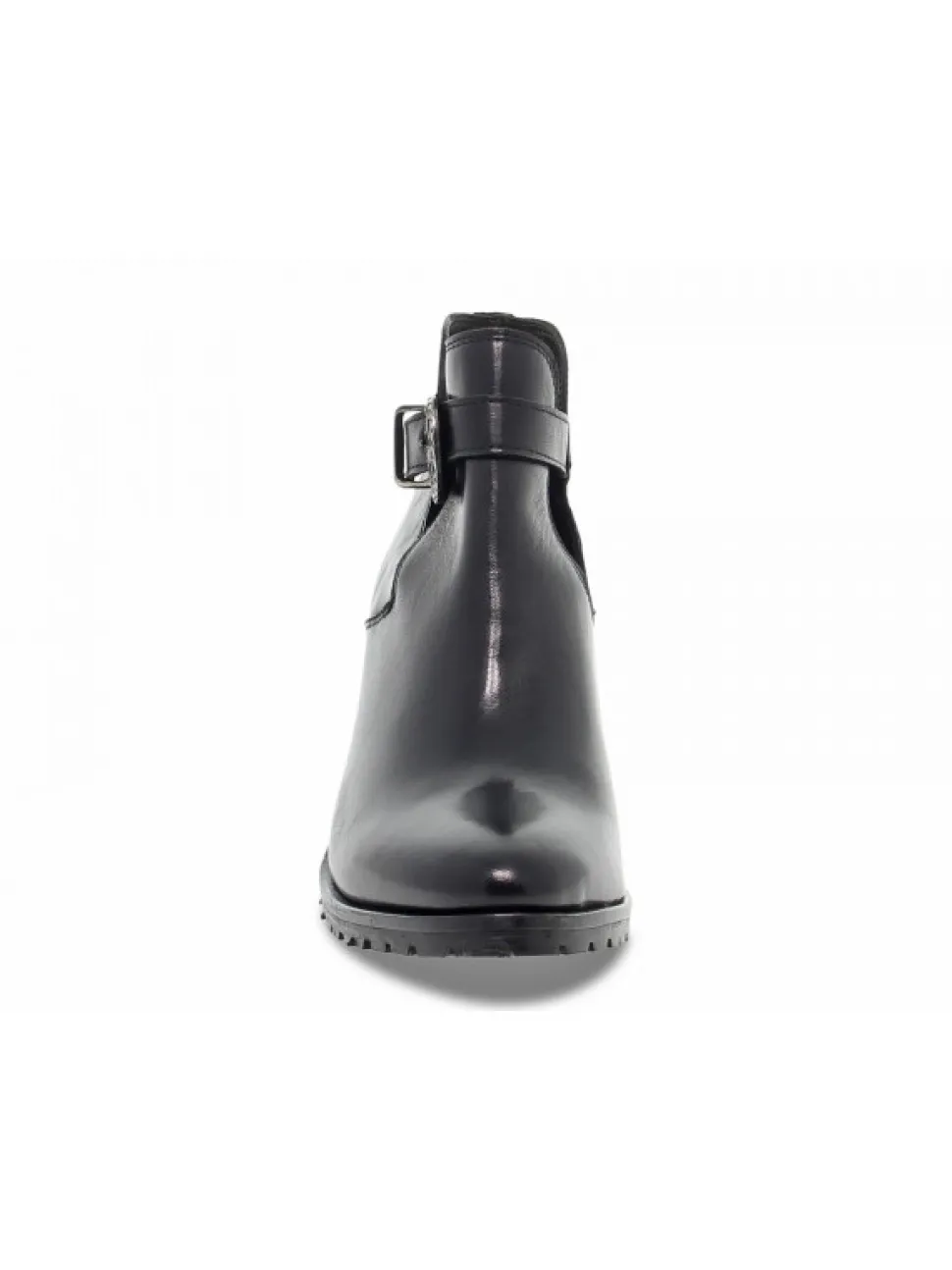 Jp David Ankle Boot Texanino Svasato In Black Leather^Women Ankle Boots
