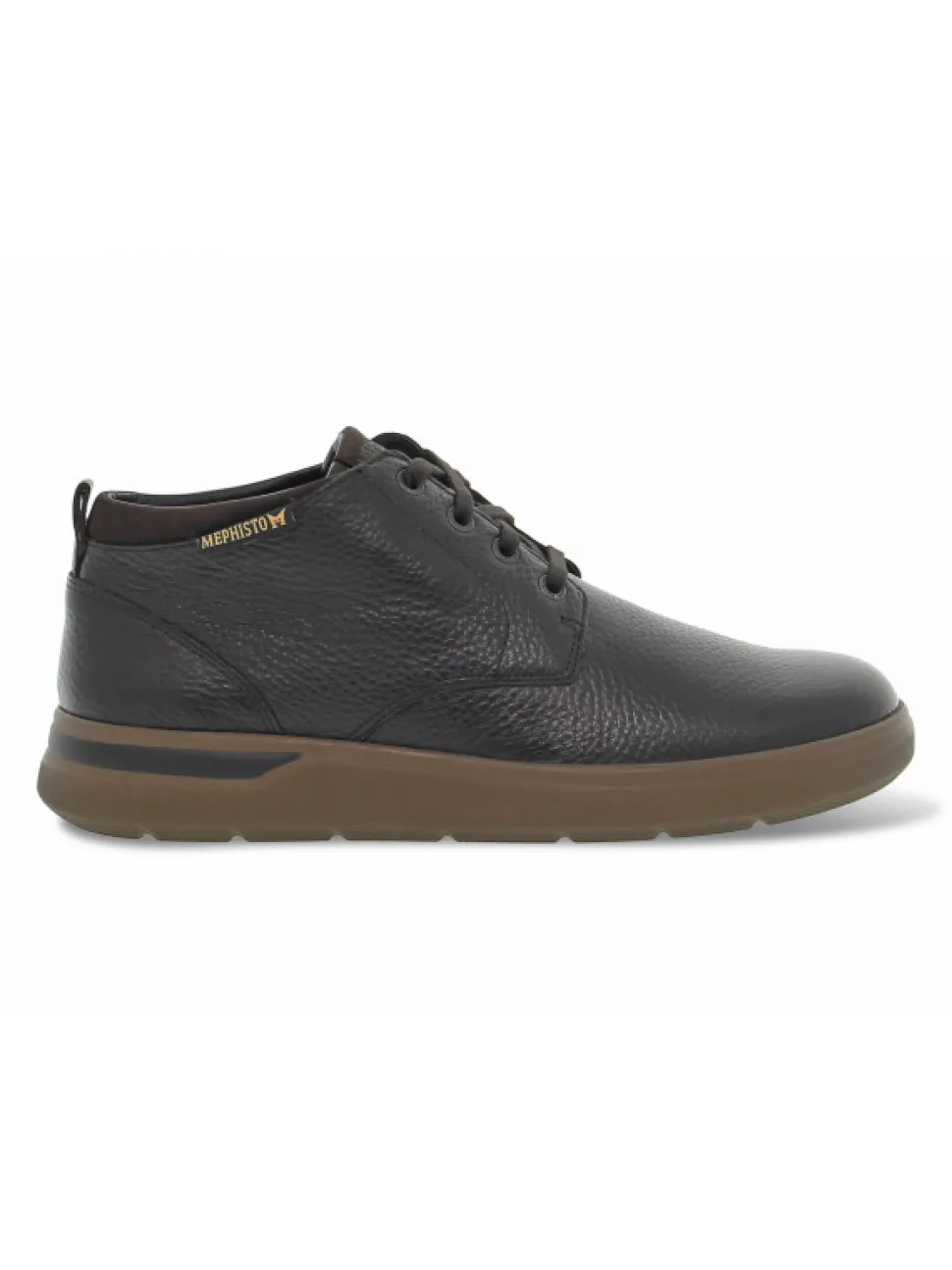 Mephisto Ankle Boot Olmer Oregon In Dark Brown Leather^Men Ankle Boots
