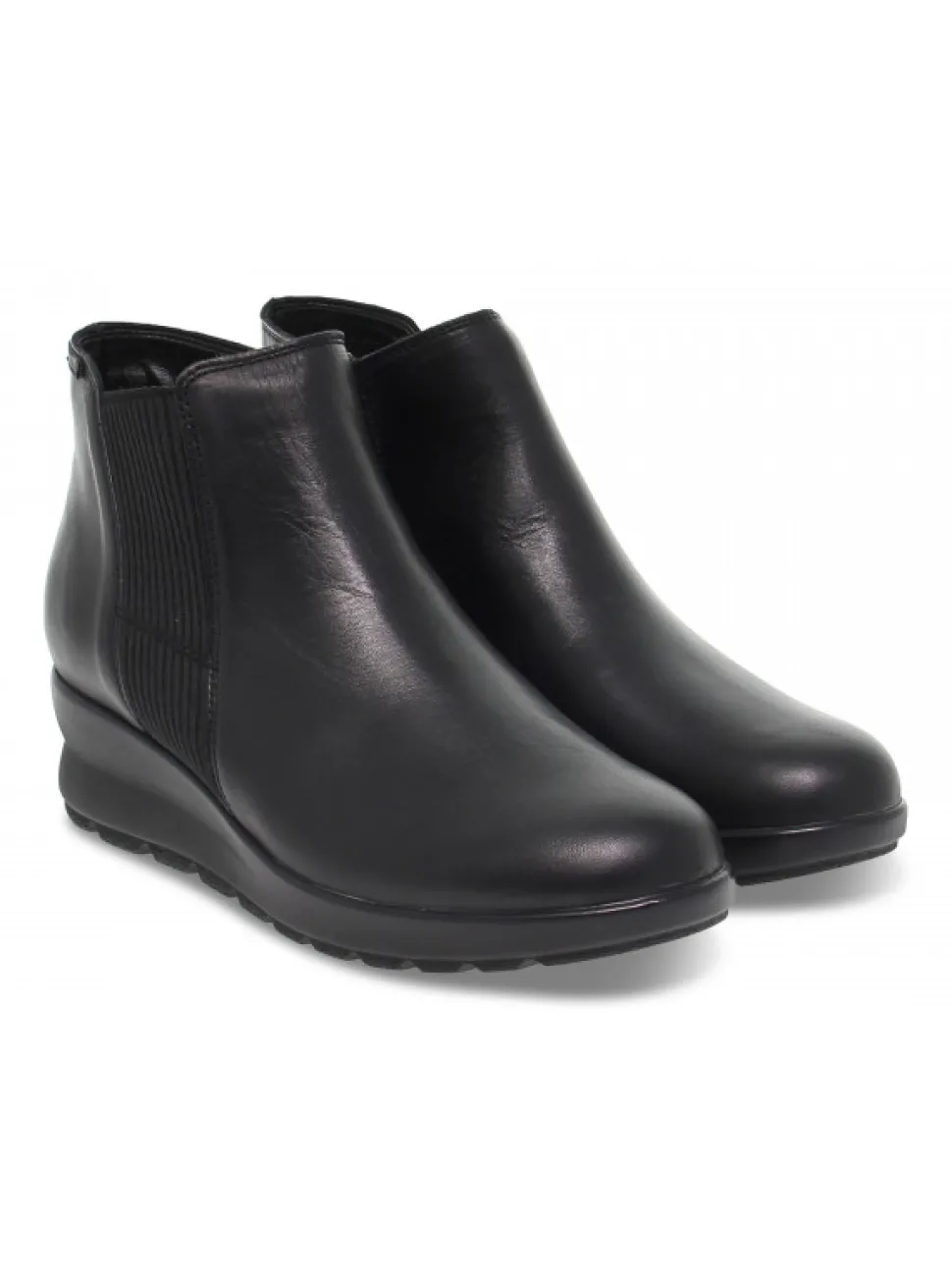 Mephisto Ankle Boot Pienza Silk In Black Leather^Women Ankle Boots
