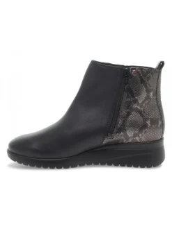 Mephisto Ankle Boot Vittoria In Black Laminate^Women Ankle Boots