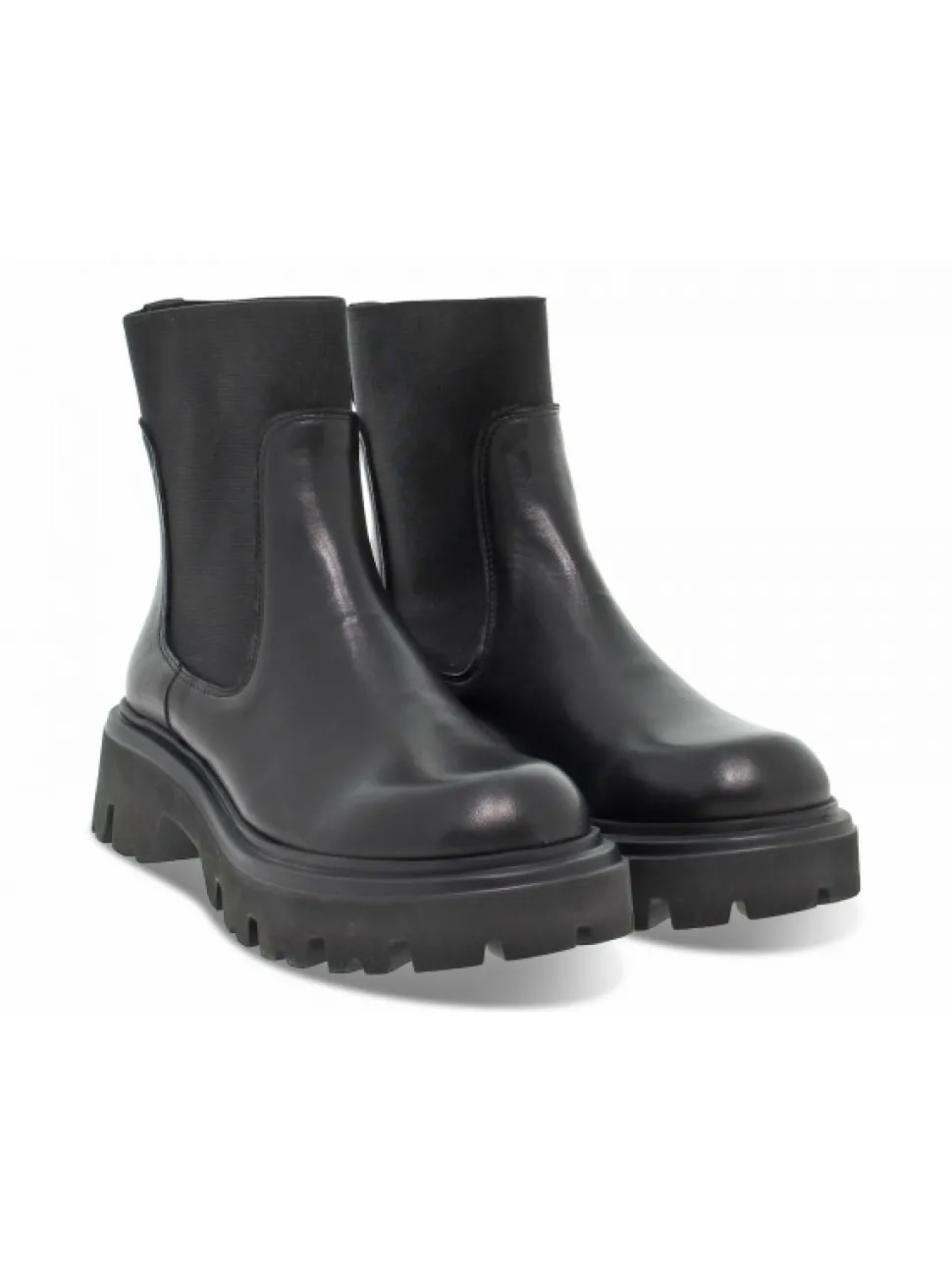 Poesie Veneziane Ankle Boot Stile Inglese In Black Leather^Women Ankle Boots