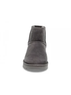 UGG Australia Ankle Boot Mini Classic Ii Grey In Grey Suede Leather^Women Ankle Boots