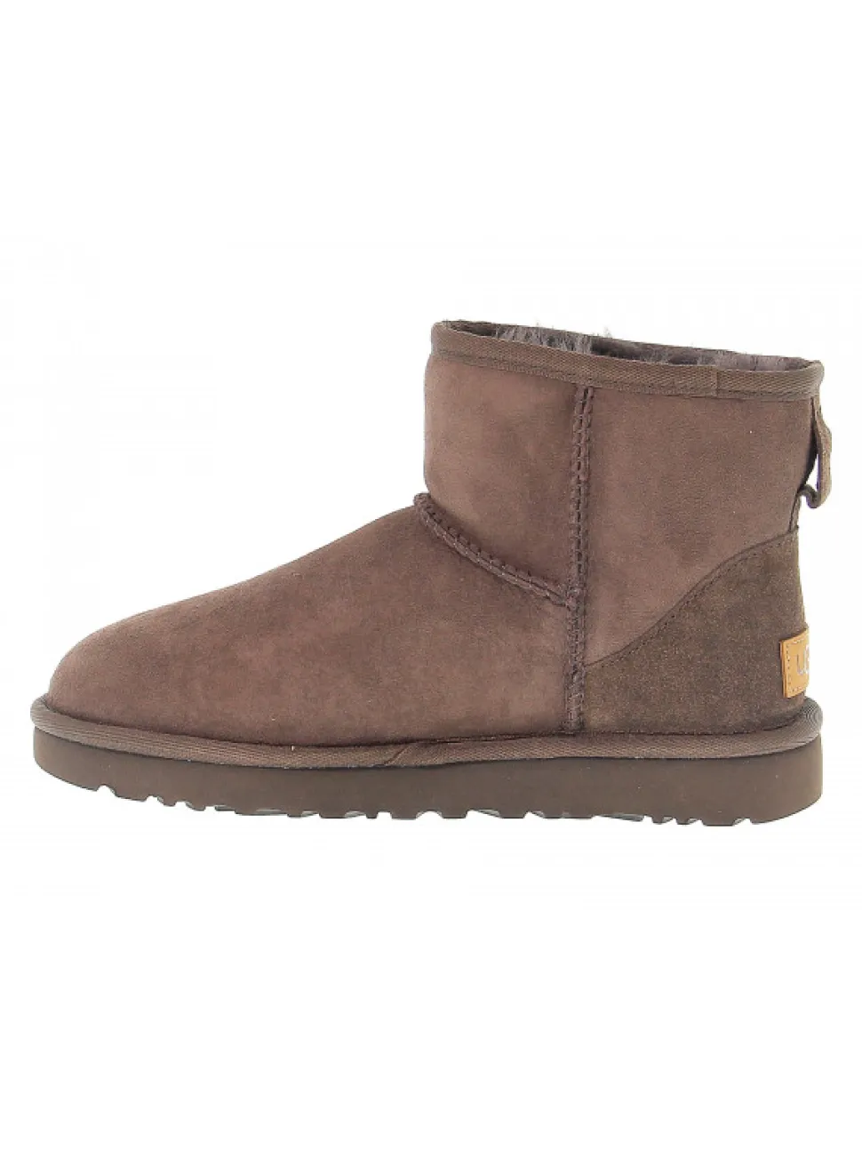 UGG Australia Ankle Boot Mini Classic Ii Chocolate In Chocolate Suede Leather^Women Ankle Boots