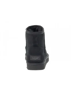 UGG Australia Ankle Boot Mini Classic Ii Black In Black Suede Leather^Women Ankle Boots