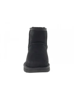 UGG Australia Ankle Boot Mini Classic Ii Black In Black Suede Leather^Women Ankle Boots