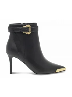 Versace Jeans Couture Ankle Boot Jeans Couture Scarlett In Black Leather^Women Ankle Boots