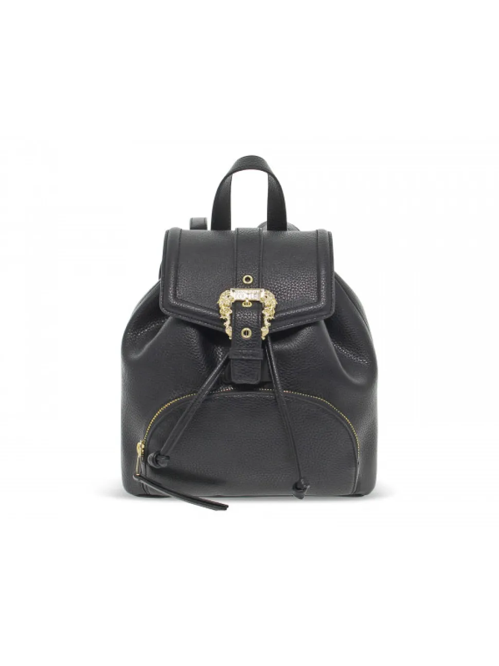 Versace Jeans Couture Backpack Jeans Couture Range F Sketch 8 Bags Grainy Buckle In Black Tassel^Women Backpacks