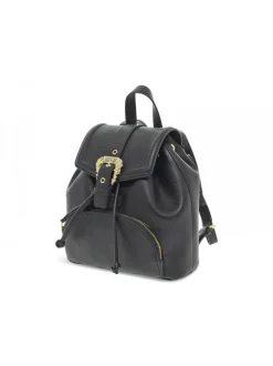 Versace Jeans Couture Backpack Jeans Couture Range F Sketch 8 Bags Grainy Buckle In Black Tassel^Women Backpacks