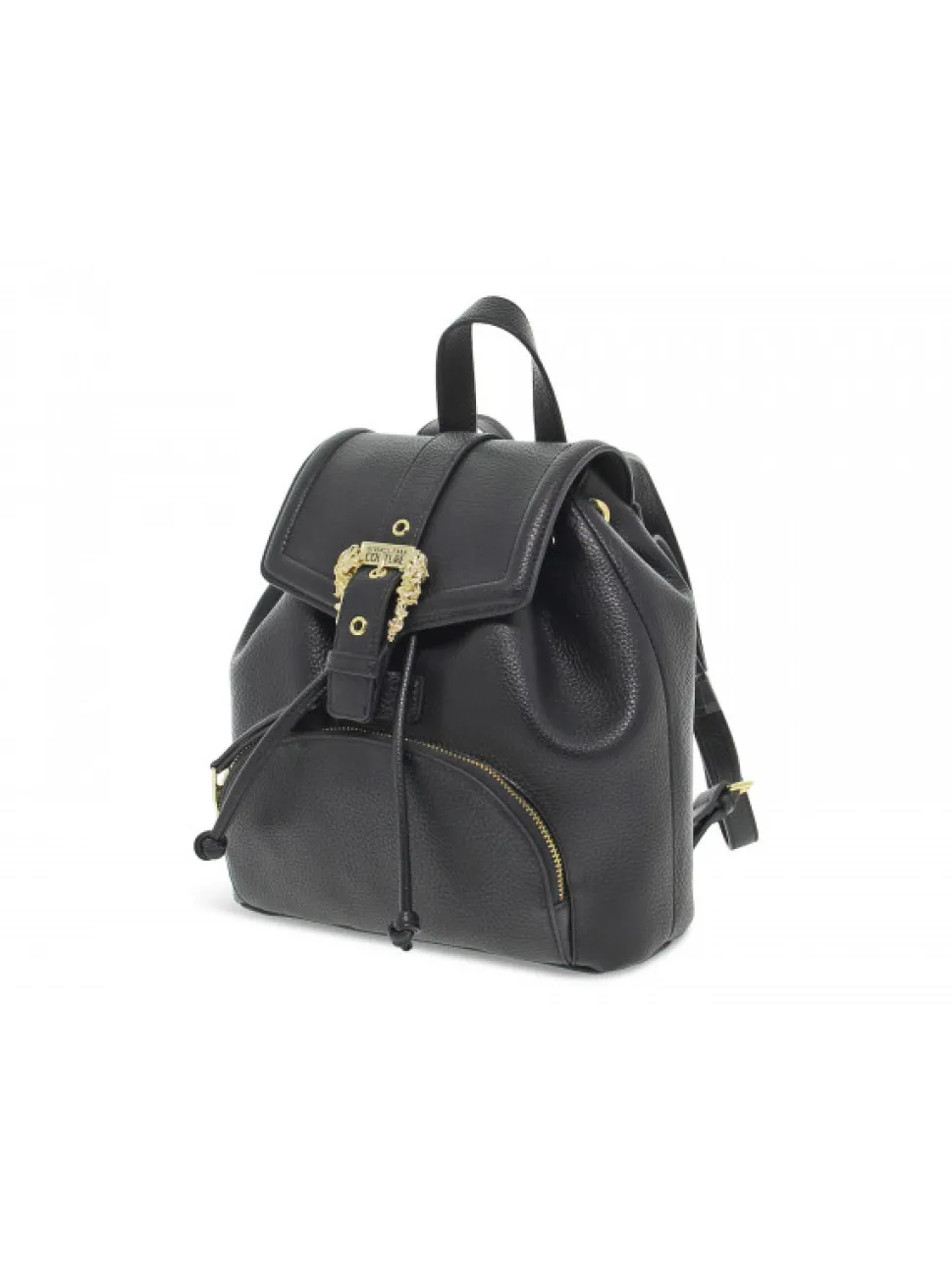 Versace Jeans Couture Backpack Jeans Couture Range F Sketch 8 Bags Grainy Buckle In Black Tassel^Women Backpacks
