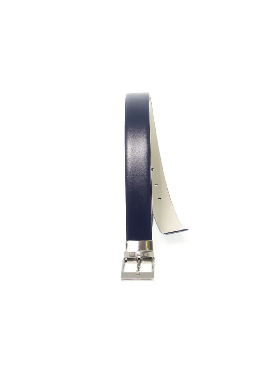 Bikkembergs Belt Formal Metal Loop In Leather^Men Belts