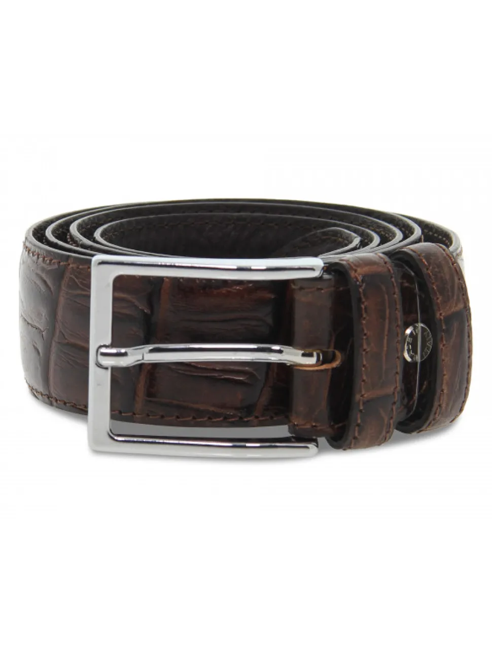 Guidi Calzature Belt Coda Lux Made In Italy H35 In Brown Printed^Men Belts