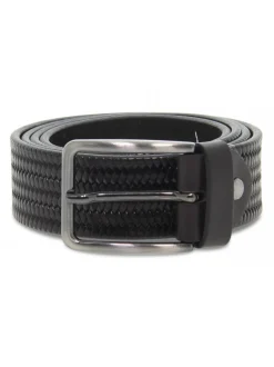 Guidi Calzature Belt Intrecciato Fine Made In Italy H35 In Brown Leather^Men Belts