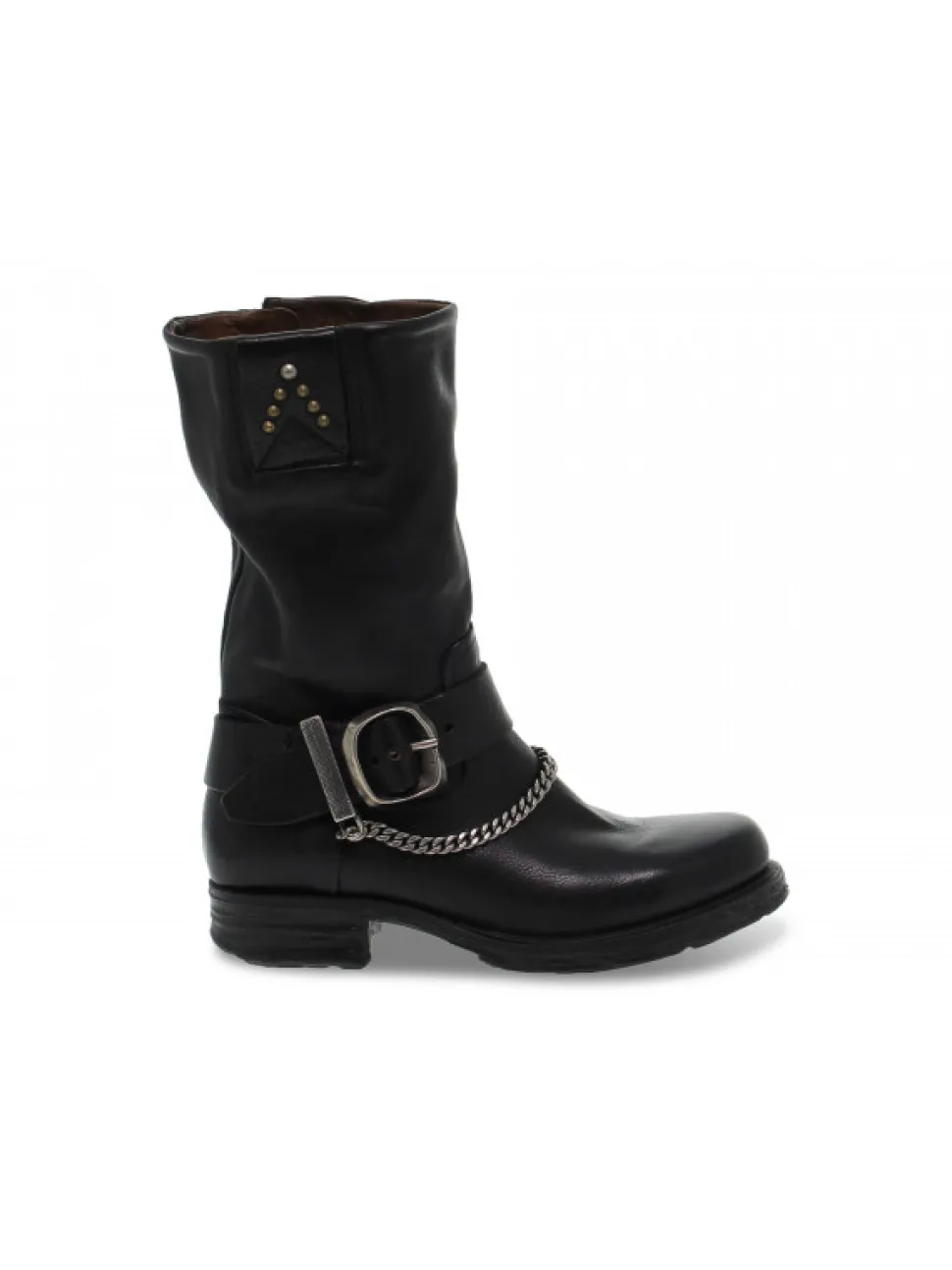 A.S.98 Boot In Black Leather^Women Boots
