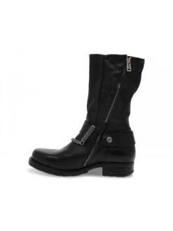 A.S.98 Boot In Black Leather^Women Boots