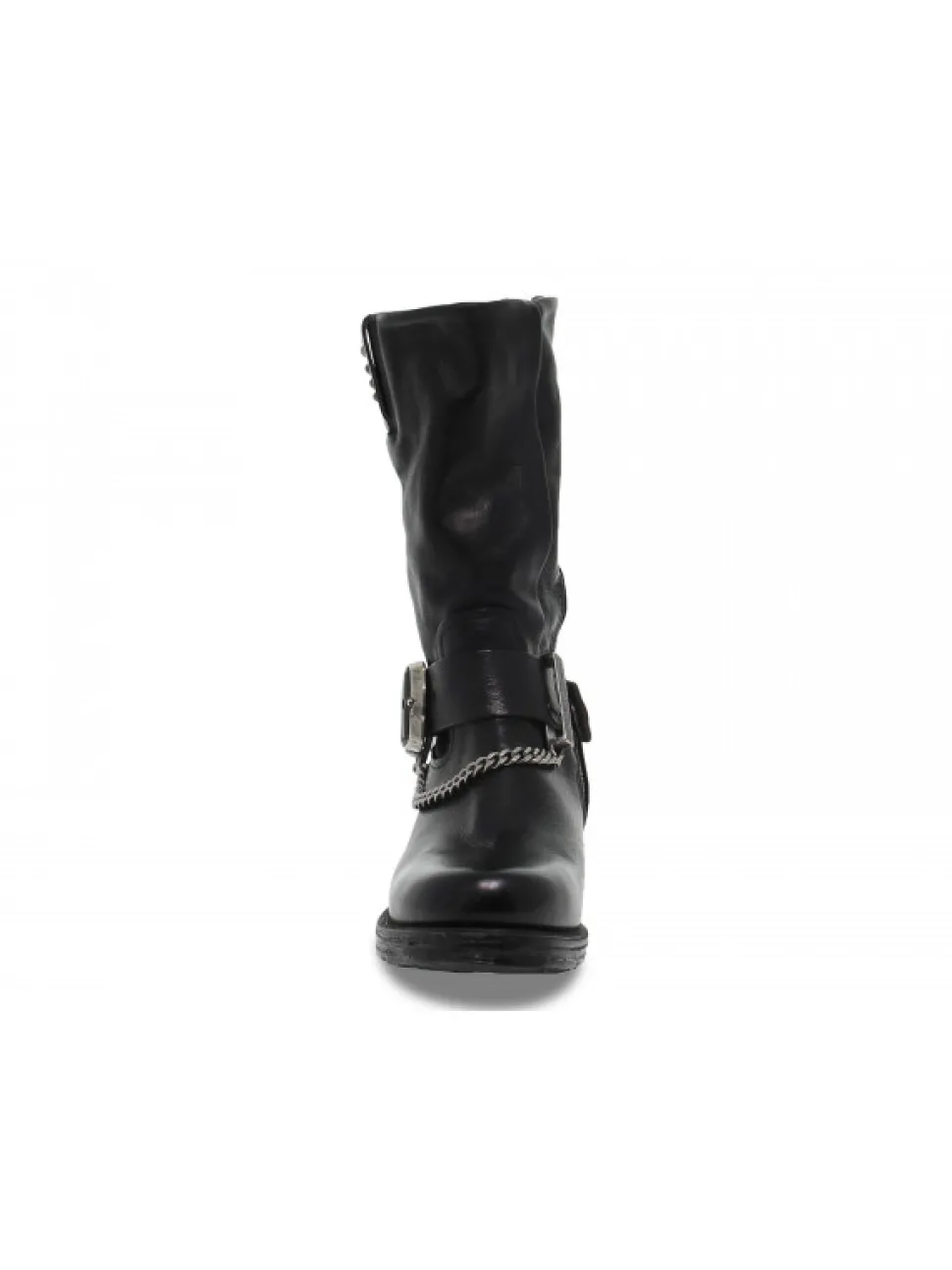 A.S.98 Boot In Black Leather^Women Boots