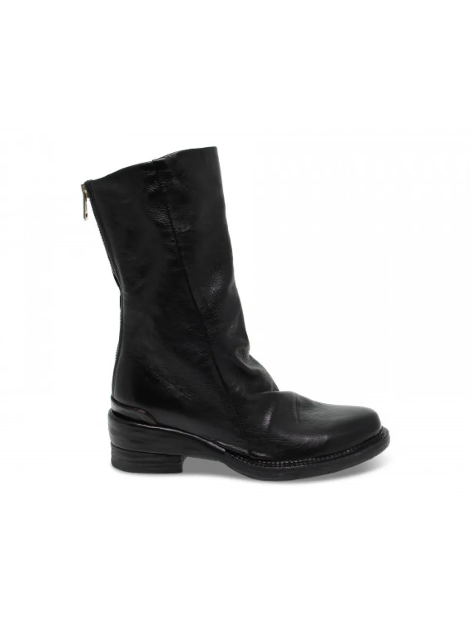 A.S.98 Boot In Black Leather^Women Boots