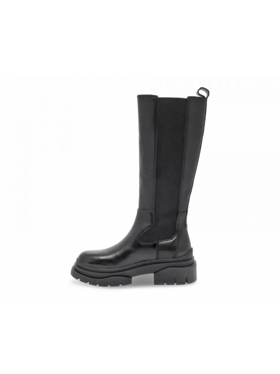 Ash Boot Stone Boot In Black Leather^Women Boots